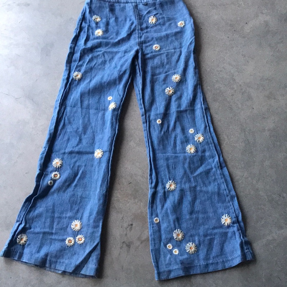 Free people daisy bell bottoms size 26